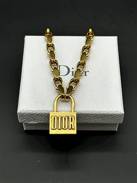 dior lucky locket necklace fake|How to Authenticate Christian Dior Necklaces (2024).